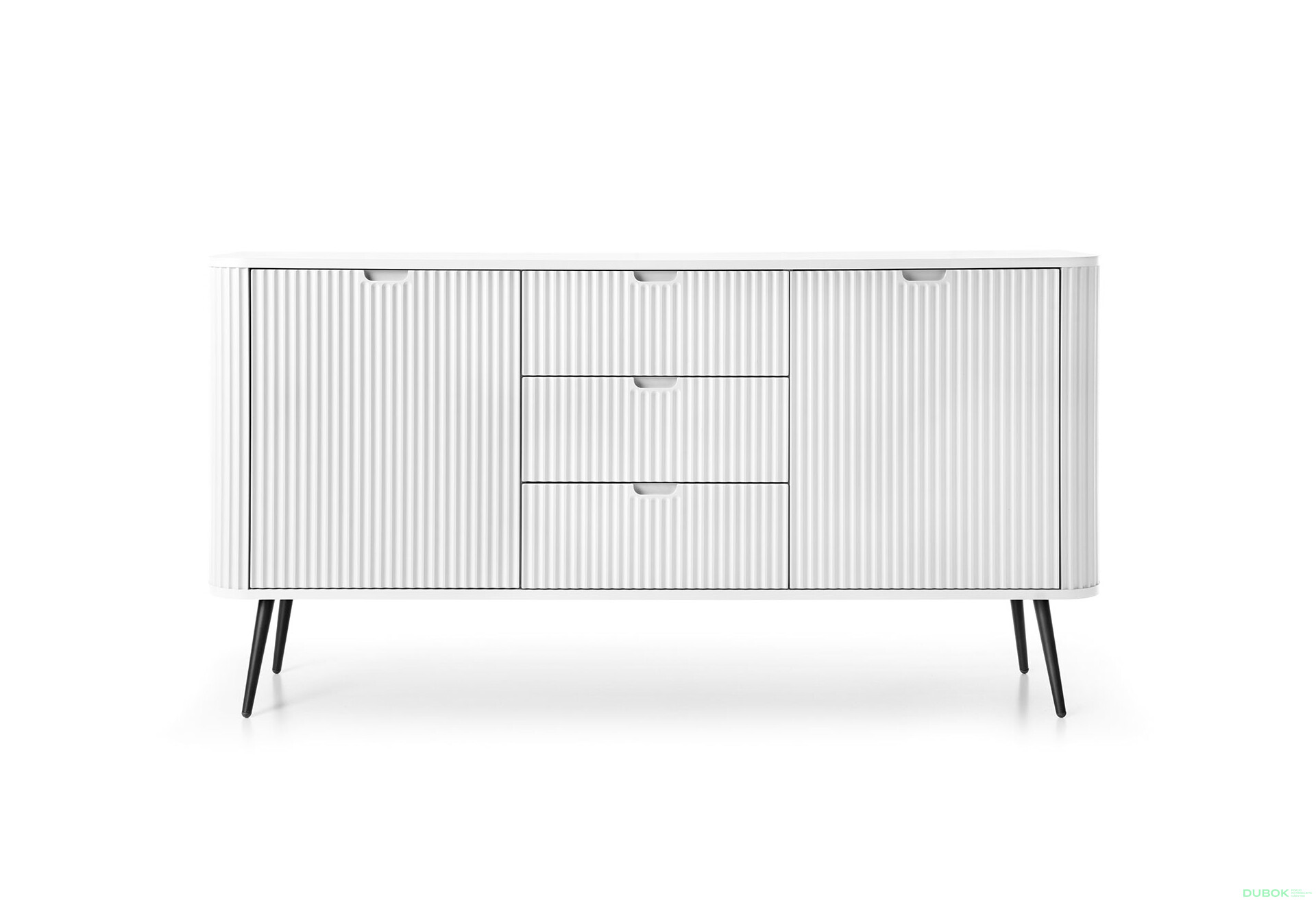 Komoda KSZ-168 biela, čierne nohy Zova - Fotografia 2 Fotografia 2 - Komoda KSZ-168 biela, čierne nohy Zova