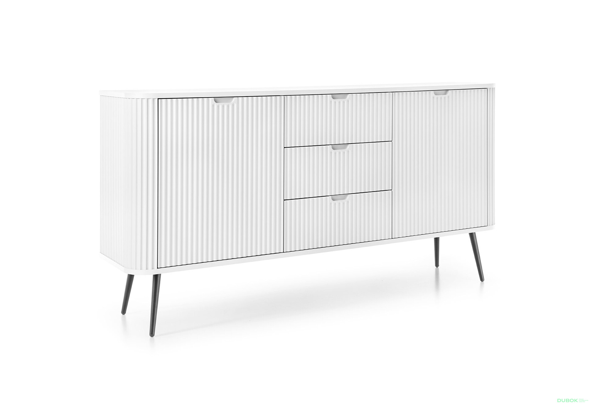 Komoda KSZ-168 biela, čierne nohy Zova - Fotografia 4 Fotografia 4 - Komoda KSZ-168 biela, čierne nohy Zova