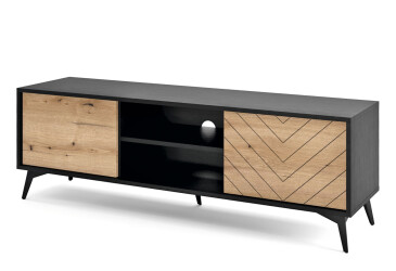TV stolík 154 evoke dub / čierna
