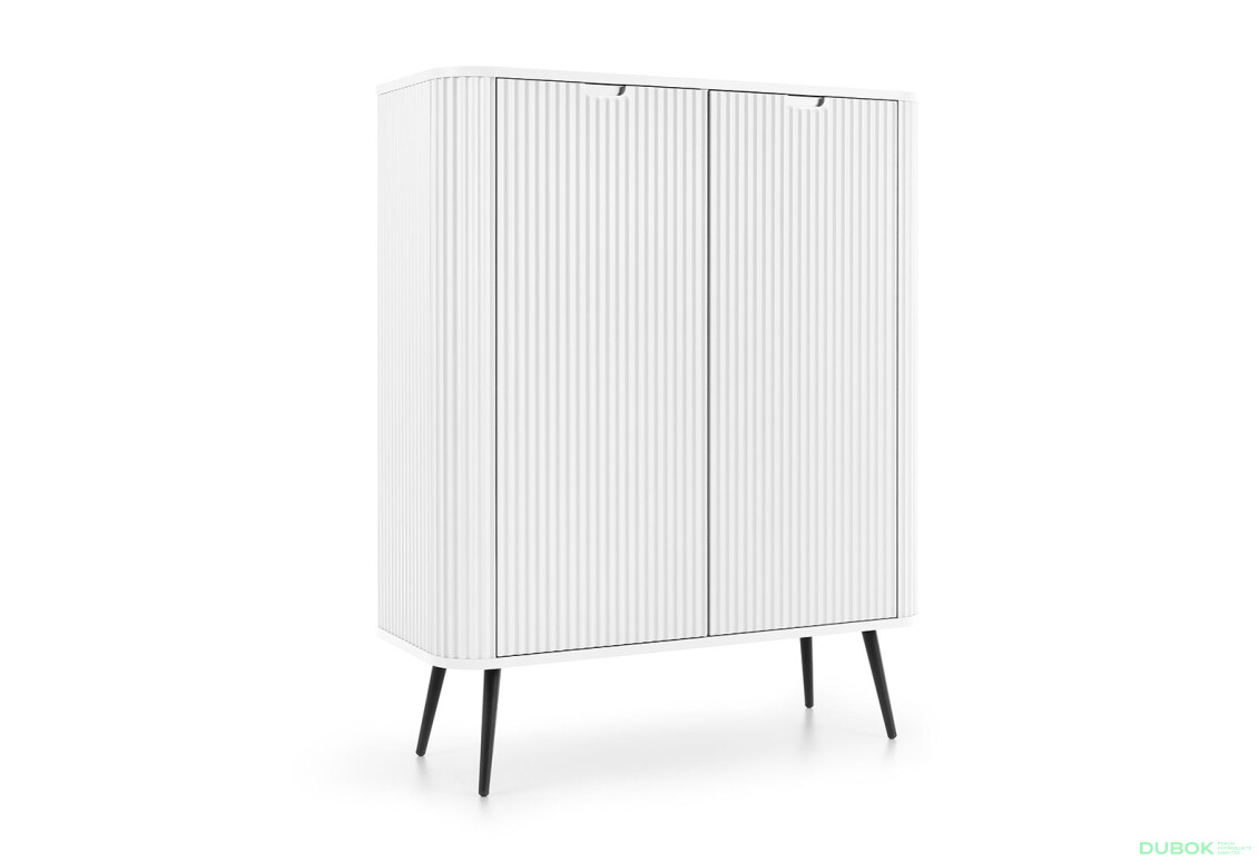 Komoda K-103 biela, čierne nohy Zova - Fotografia 4 Fotografia 4 - Komoda K-103 biela, čierne nohy Zova