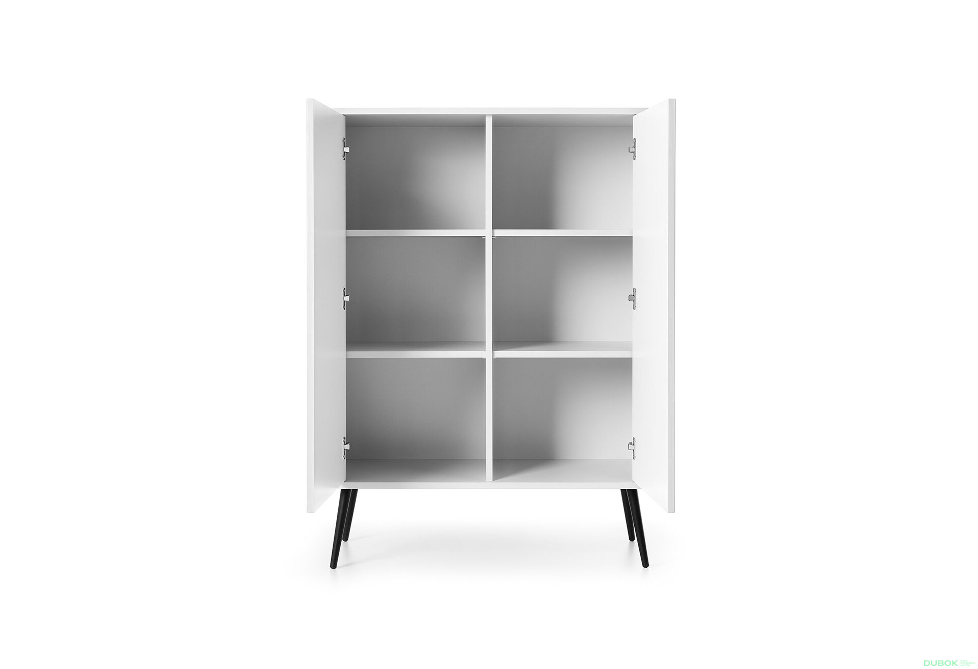 Komoda K-103 biela, čierne nohy Zova - Fotografia 3 Fotografia 3 - Komoda K-103 biela, čierne nohy Zova