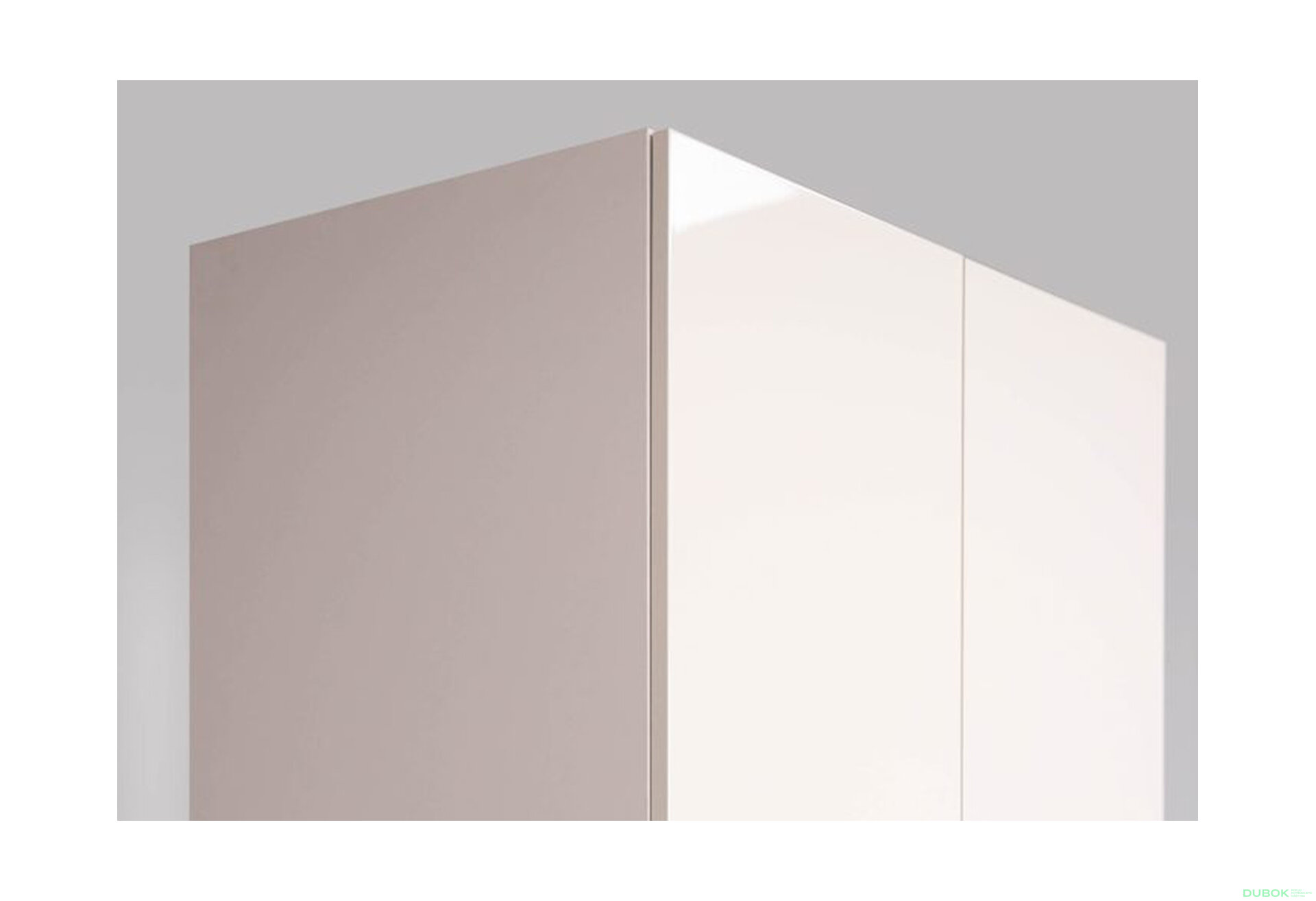 Fotografia 5 - Skriňa 2dv 2šx Bez zrkadiel kašmírový lesk Lori