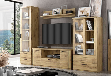 Obývacia zostava 2.7 m (I) dub navarra Doorset