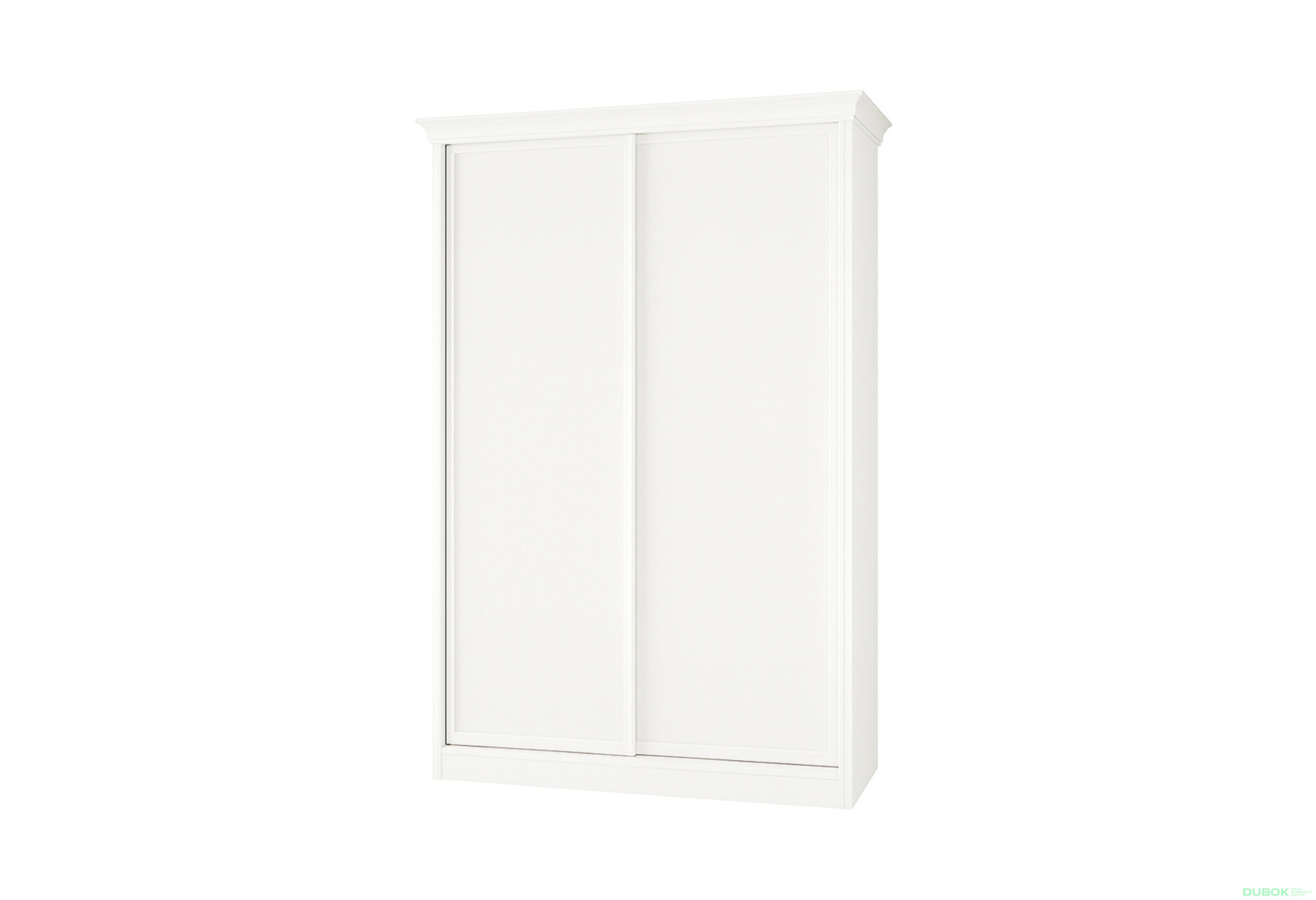 Fotografia 1 - Skriňa Rim-Veneziano 2D 1,7 m biela s rímsou, fasádami DTD 