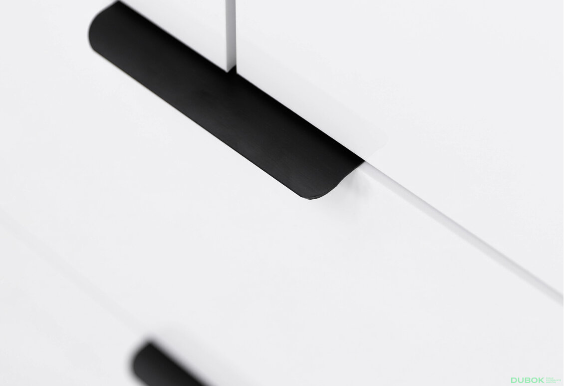 Fotografia 5 - Skriňa 2dv 2šx Bez zrkadiel biely lesk Mila