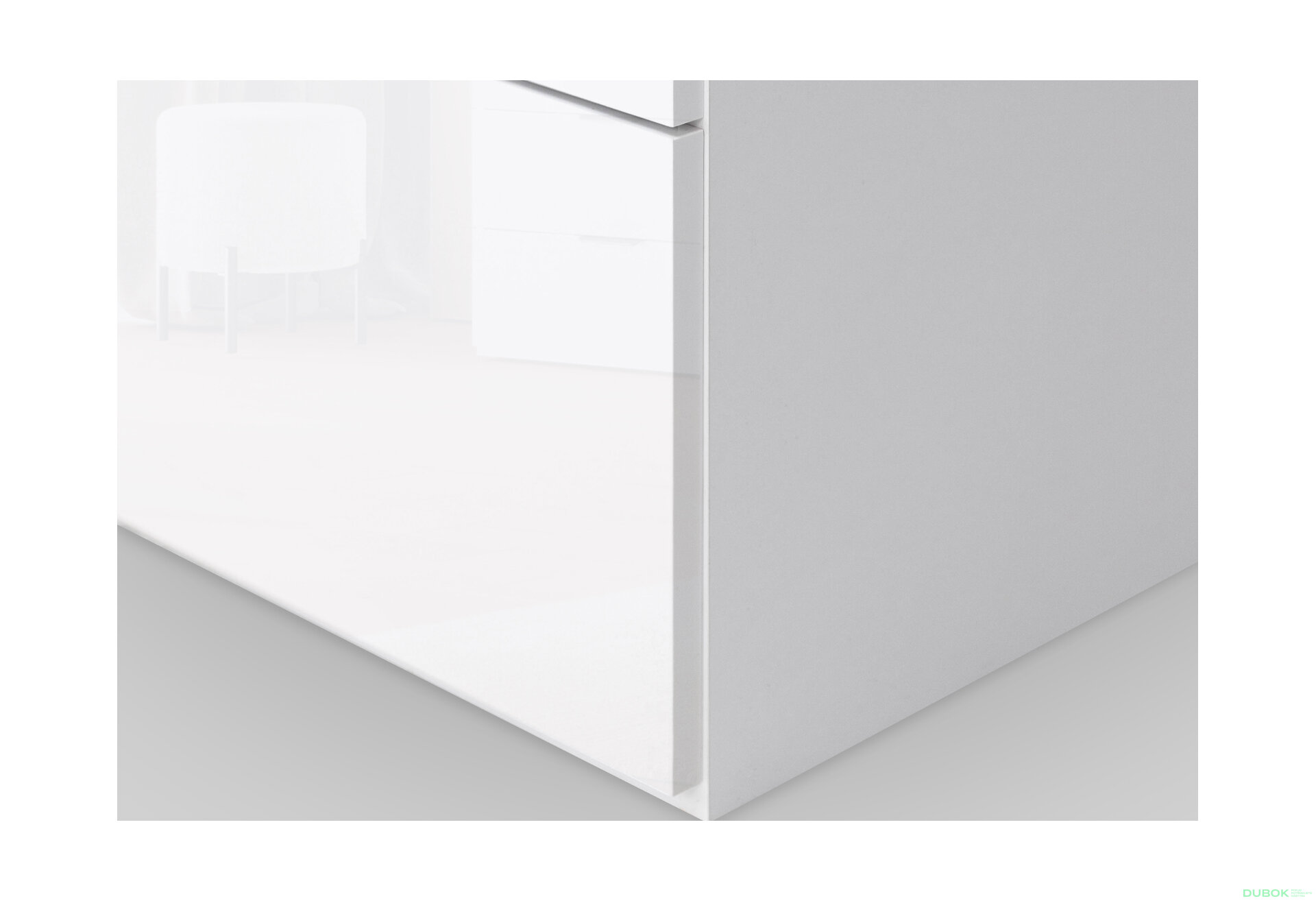 Fotografia 6 - Skriňa 2dv 2šx Bez zrkadiel biely lesk Mila