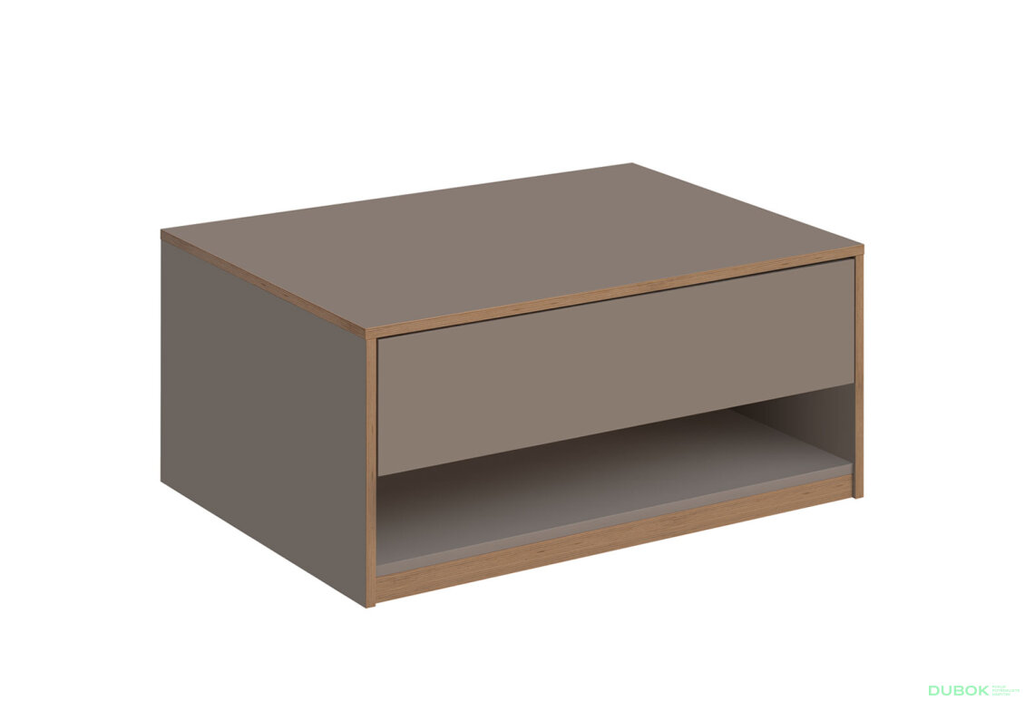 Fotografia 2 - Konferenčný stolík 1s/90 sivý kubanit Complex