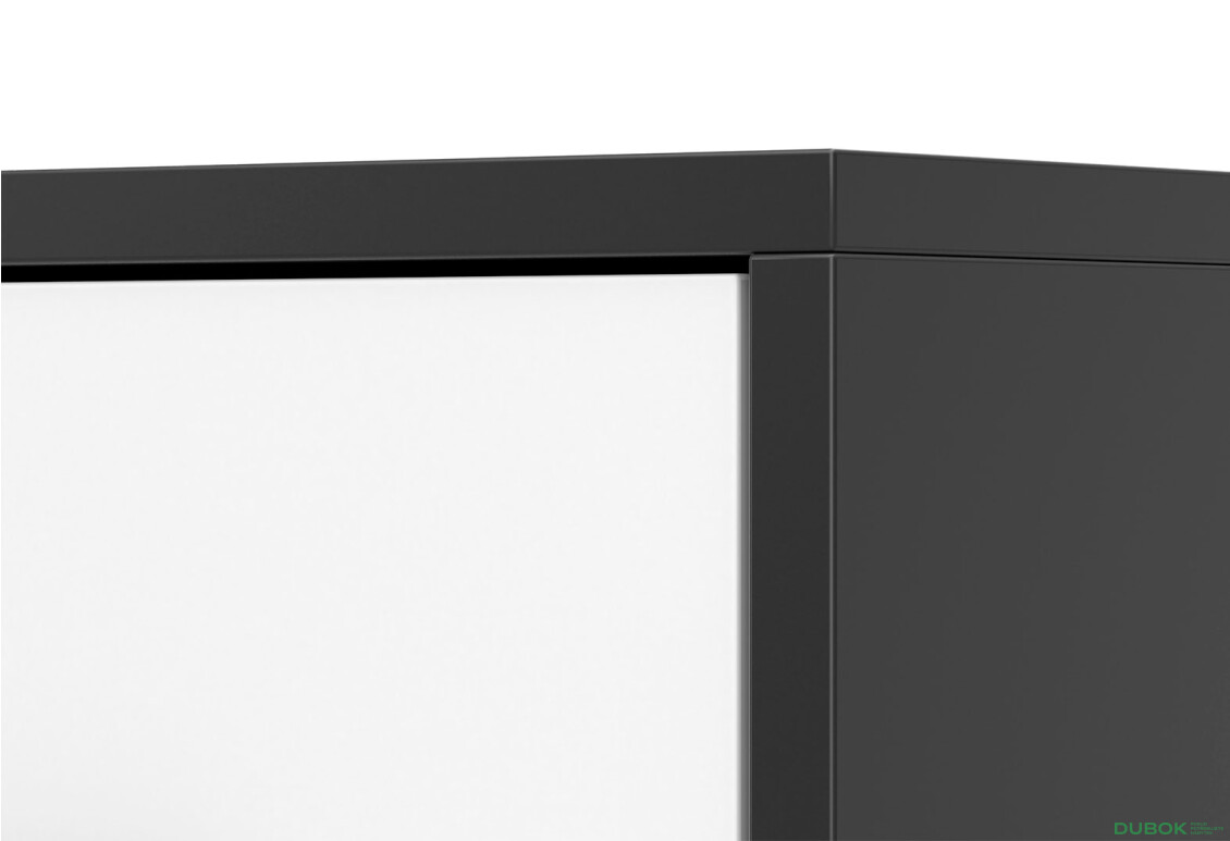 Fotografia 8 - Komoda Frida 01 135 2D4S čierny / biely