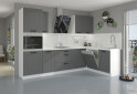Fotografia 1 - Modulárna kuchyňa Luna biely / dust grey