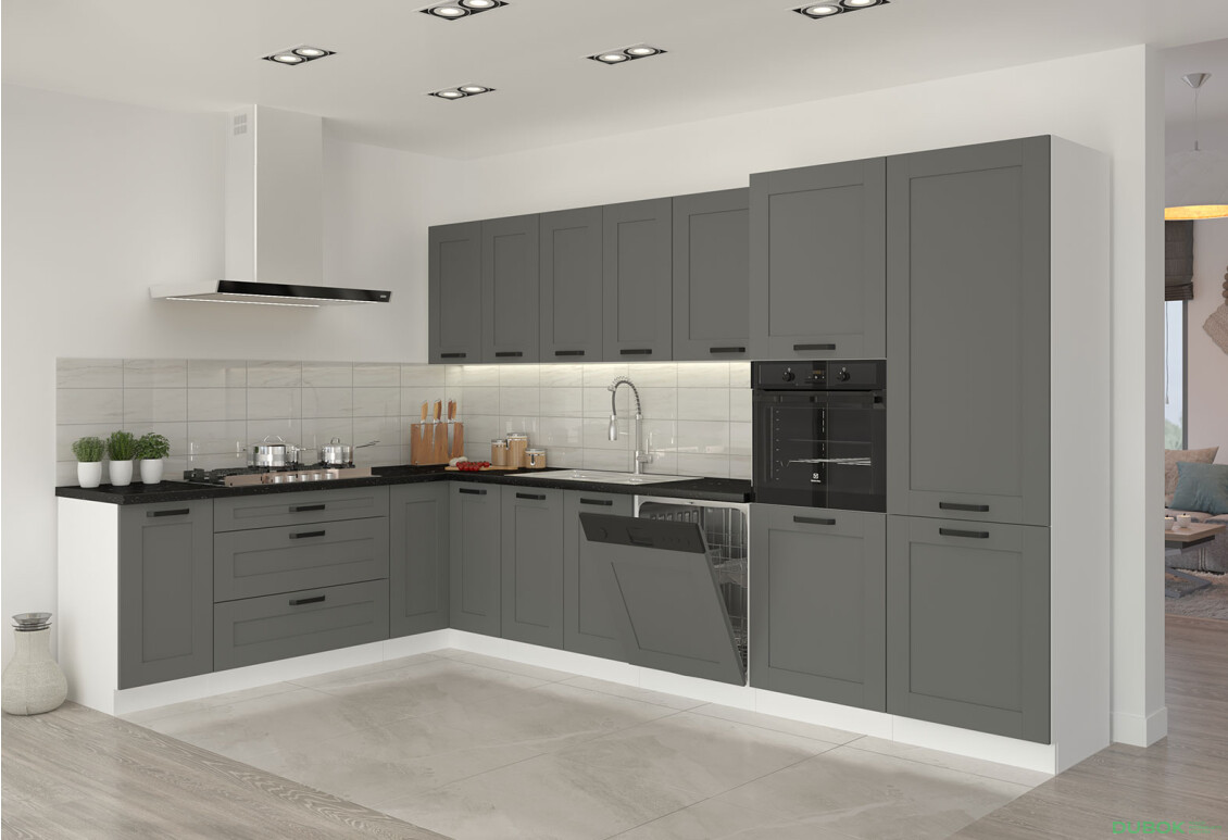 Fotografia 3 - Modulárna kuchyňa Luna biely / dust grey