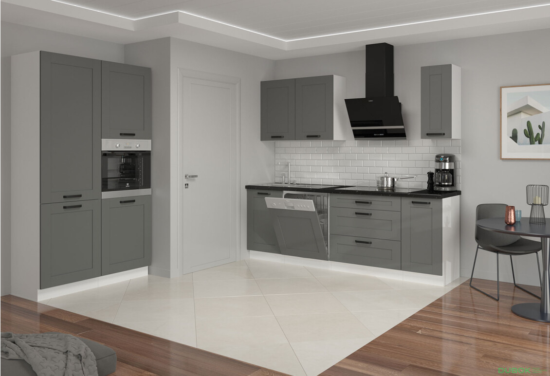 Fotografia 6 - Modulárna kuchyňa Luna biely / dust grey