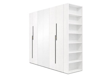 Skriňa 6D 260 cm so zrkadlom nymphaea alba Space