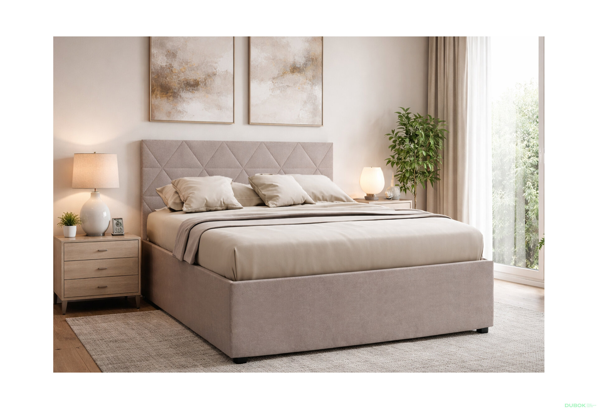 Fotografia 9 - Posteľ Fro Caro 160x200 Mono 233, béž