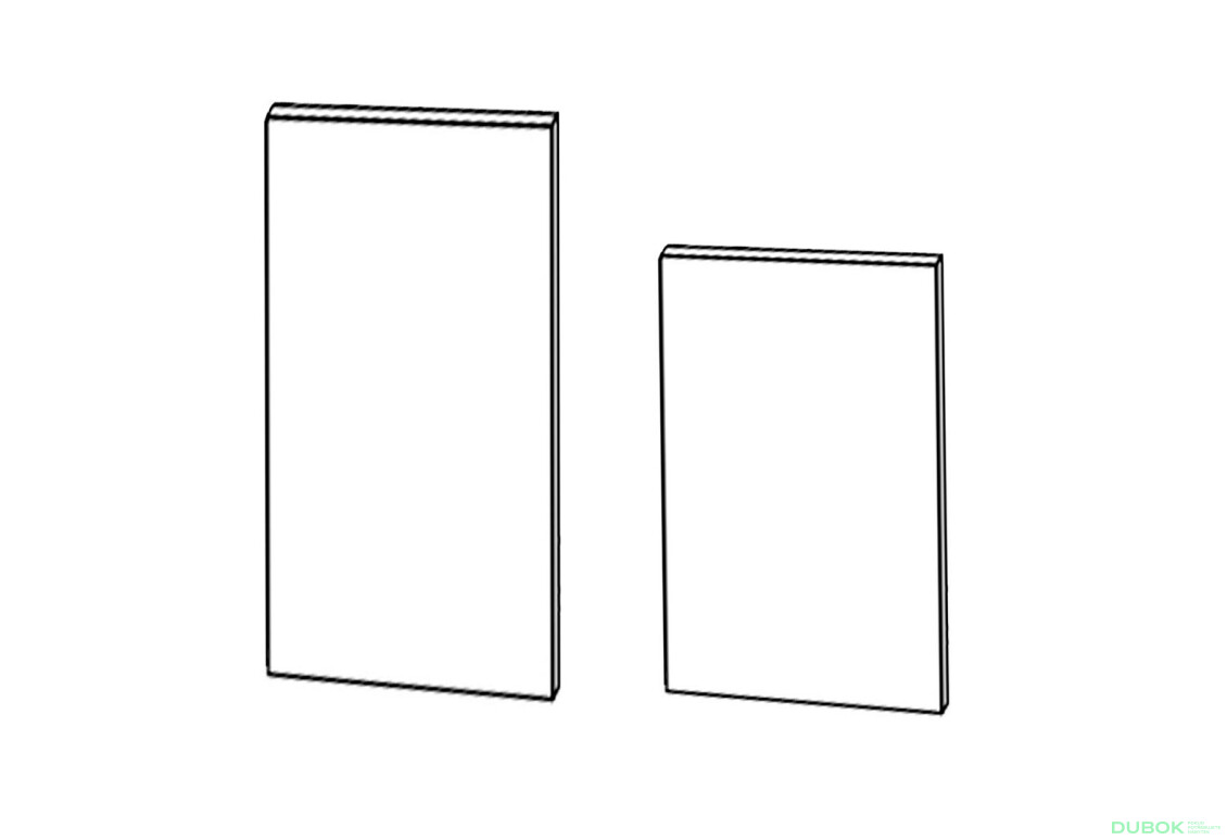 Fasáda Skriňa 60P ĽAVÁ 2320mm Millenium