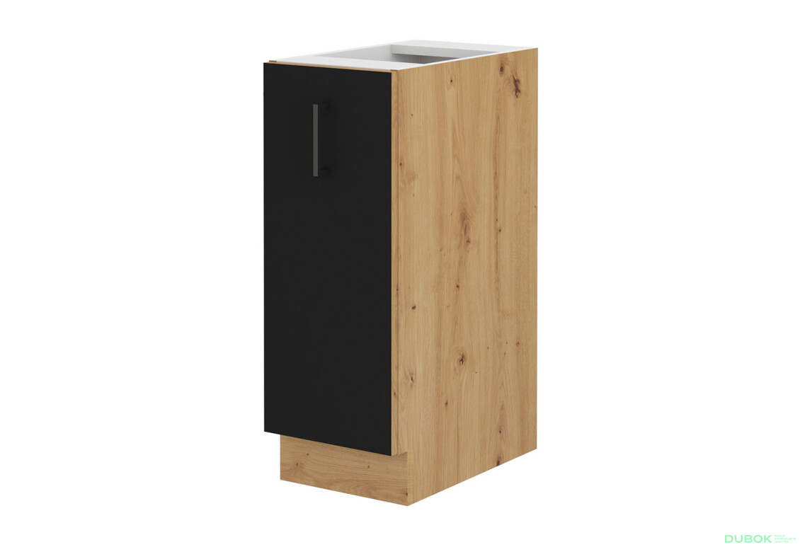 30 D kargo BB dub artisan / čierny mat Modena