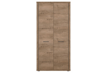 Skriňa dvojdverová Cordan 101.9x210x60.6 cm Dub lefkas