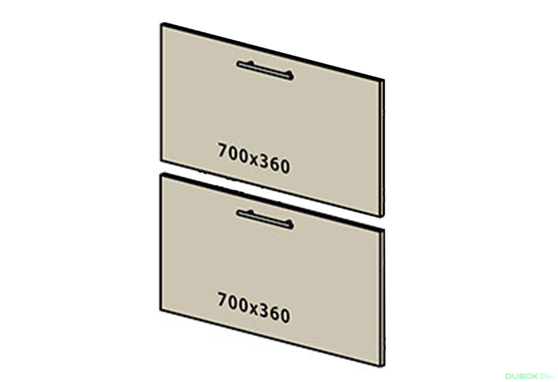 Fasáda f š 700 (1+1) MoDa Mat