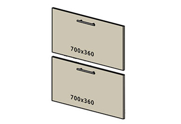 Fasáda f š 700 (1+1) Flat