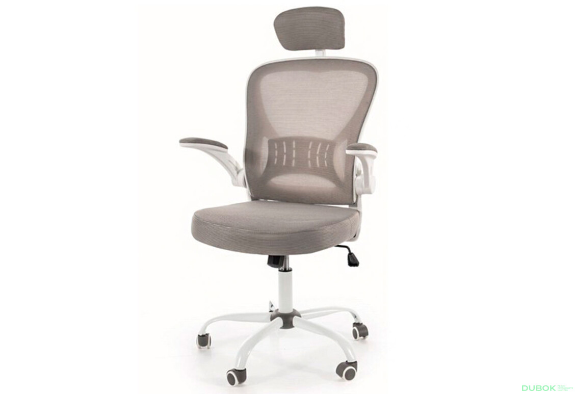 Otočné kreslo Q-639 sivé