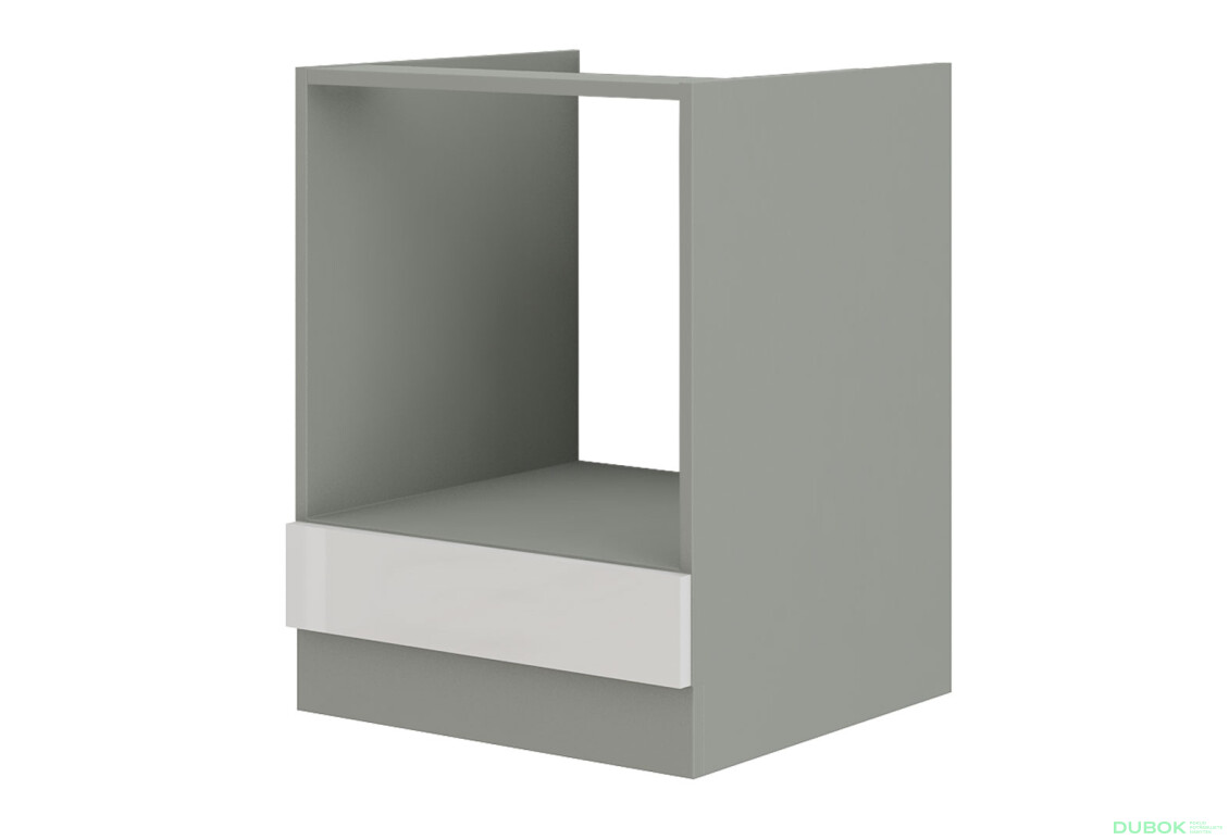 60 D plyn BB Bianca šedý platinový / biely lesk