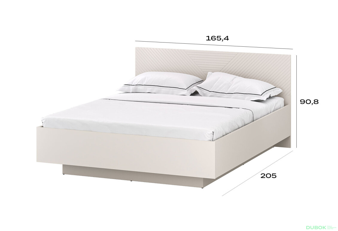 Posteľ 160 s úložným priestorom (EO18) kašmír / dub castello Evo - Fotografia 4 Fotografia 4 - Posteľ 160 s úložným priestorom (EO18) kašmír / dub castello Evo