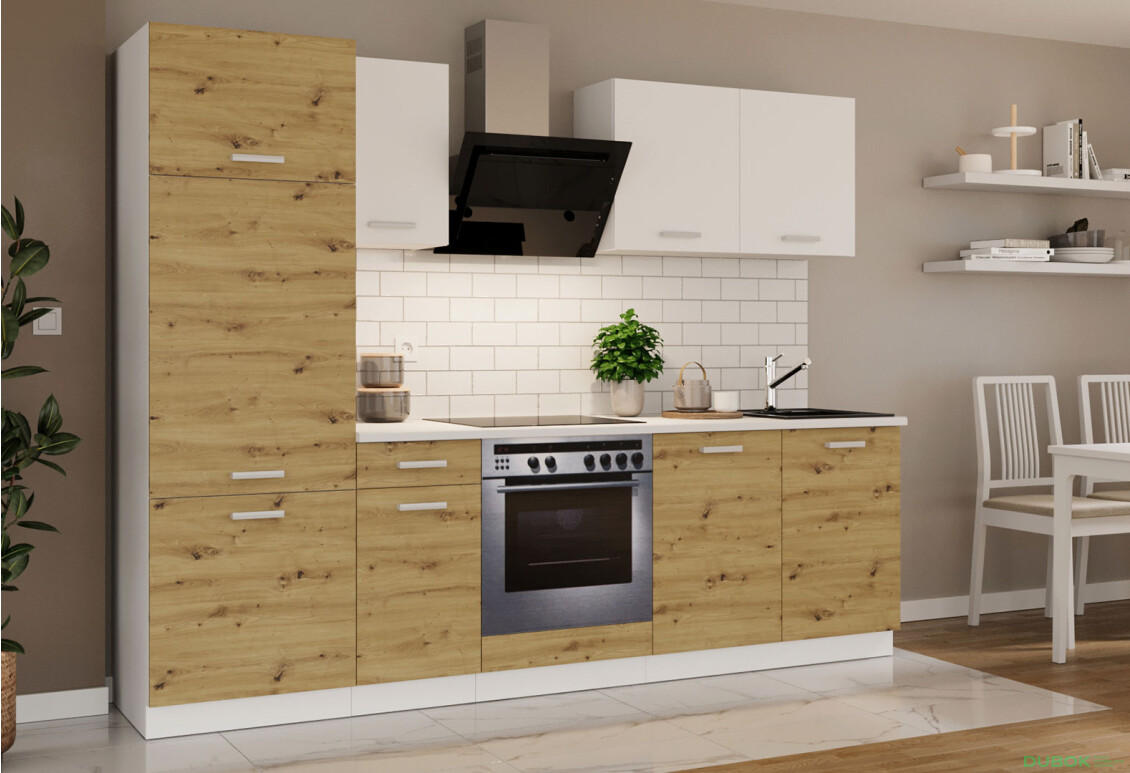 Kuchyňa Tony 2.6 artisan / biely