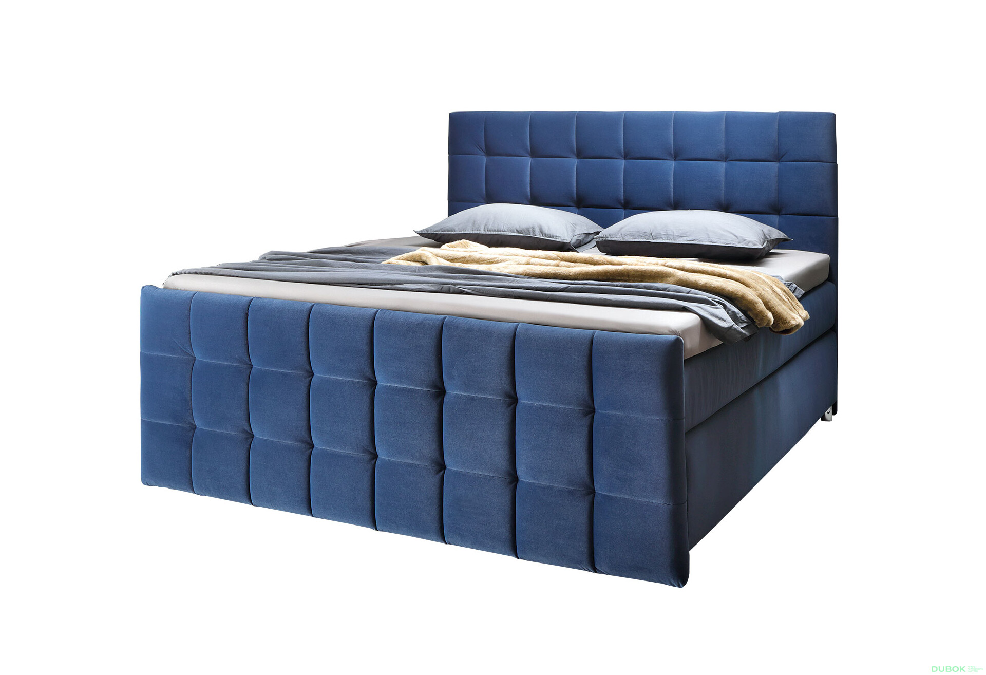 Fotografia 1 - Posteľ Imperia 180x200 s roštom Matt Velvet 79 Davis, Soft-Top 9 cm