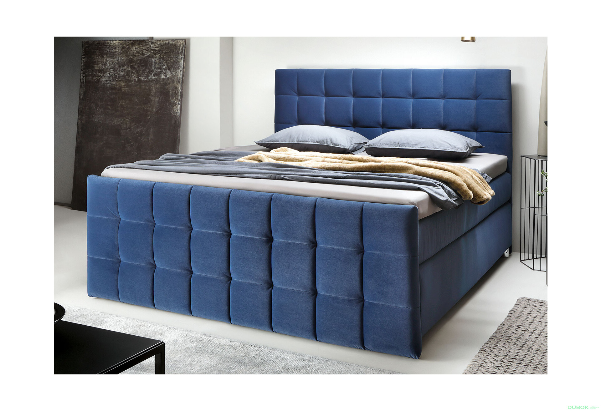 Fotografia 4 - Posteľ Imperia 180x200 s roštom Matt Velvet 79 Davis, Soft-Top 9 cm