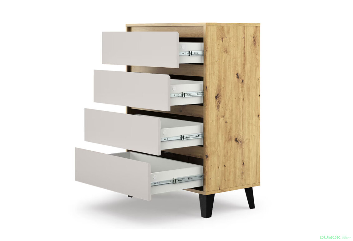 Fotografia 4 - Komoda Borg 4s/70 dub artisan / kašmír