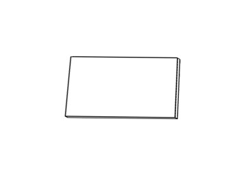 Fasáda 60V 1dverové Plynový zdvihák 450mm Leo
