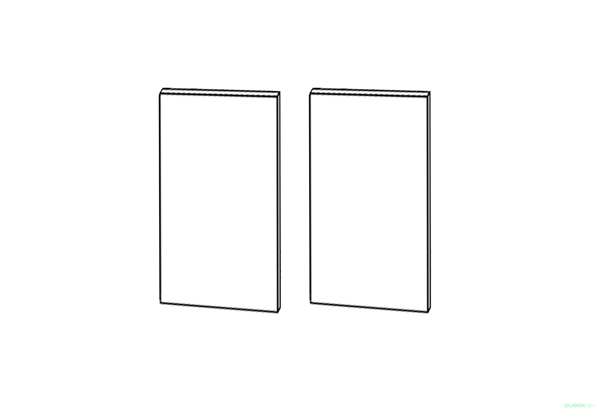 Fasáda 60V + Sušák 2dv 720mm Leo - Fotografia 1 Fotografia 1 - Fasáda 60V + Sušák 2dv 720mm Leo