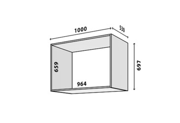 Fotografia Modul № 22 A-1000x697 DTD 18 mm biely