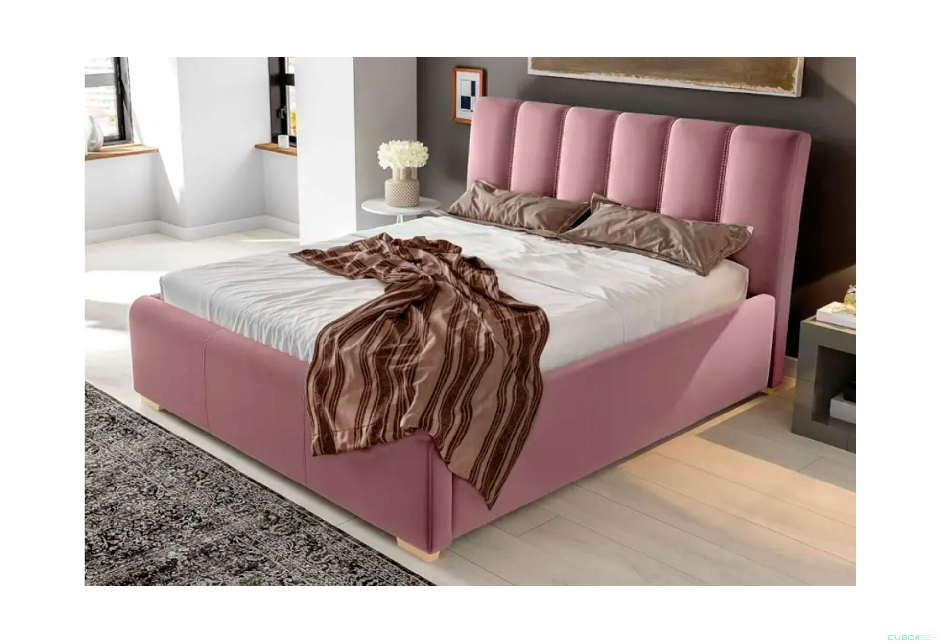 Fotografia 3 - Posteľ Everest 160x200 Matt Velvet 63 Davis G4 Buk