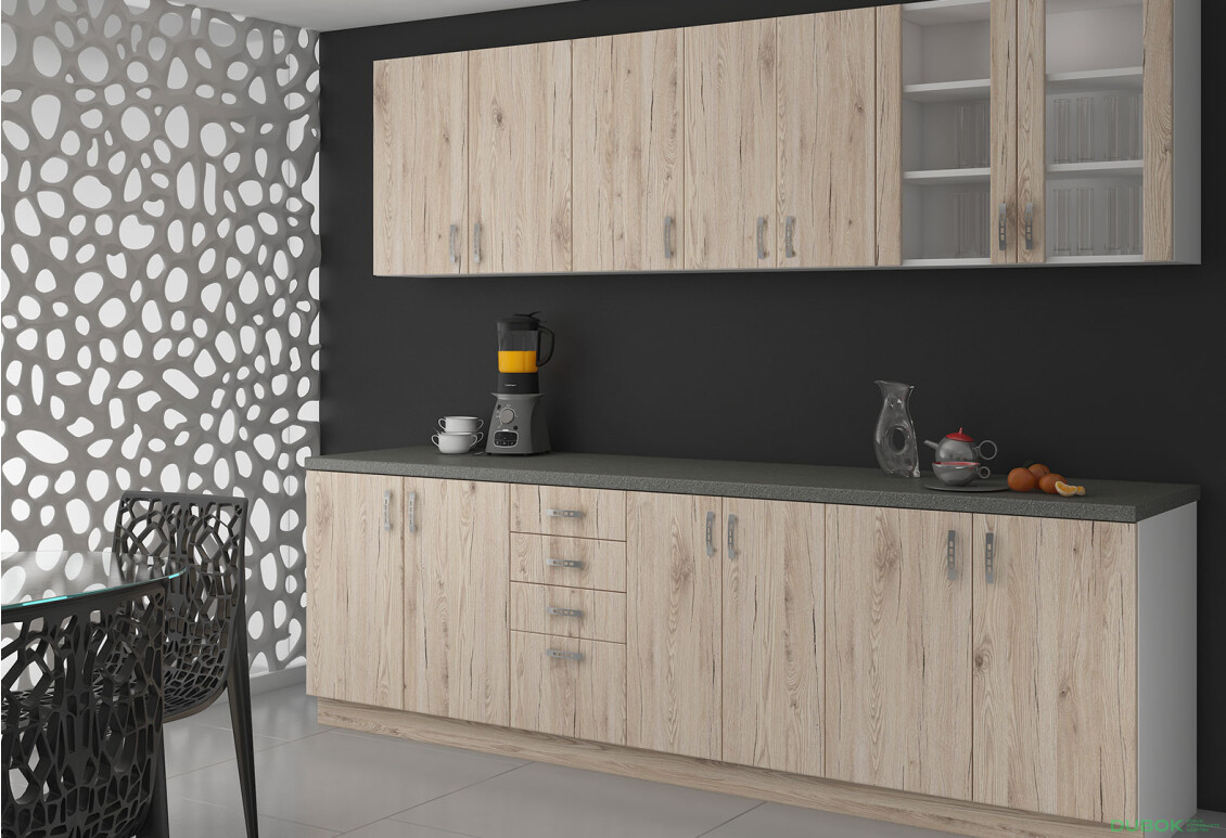 Fotografia 2 - Modulárna kuchyňa Sara biela / dub sonoma