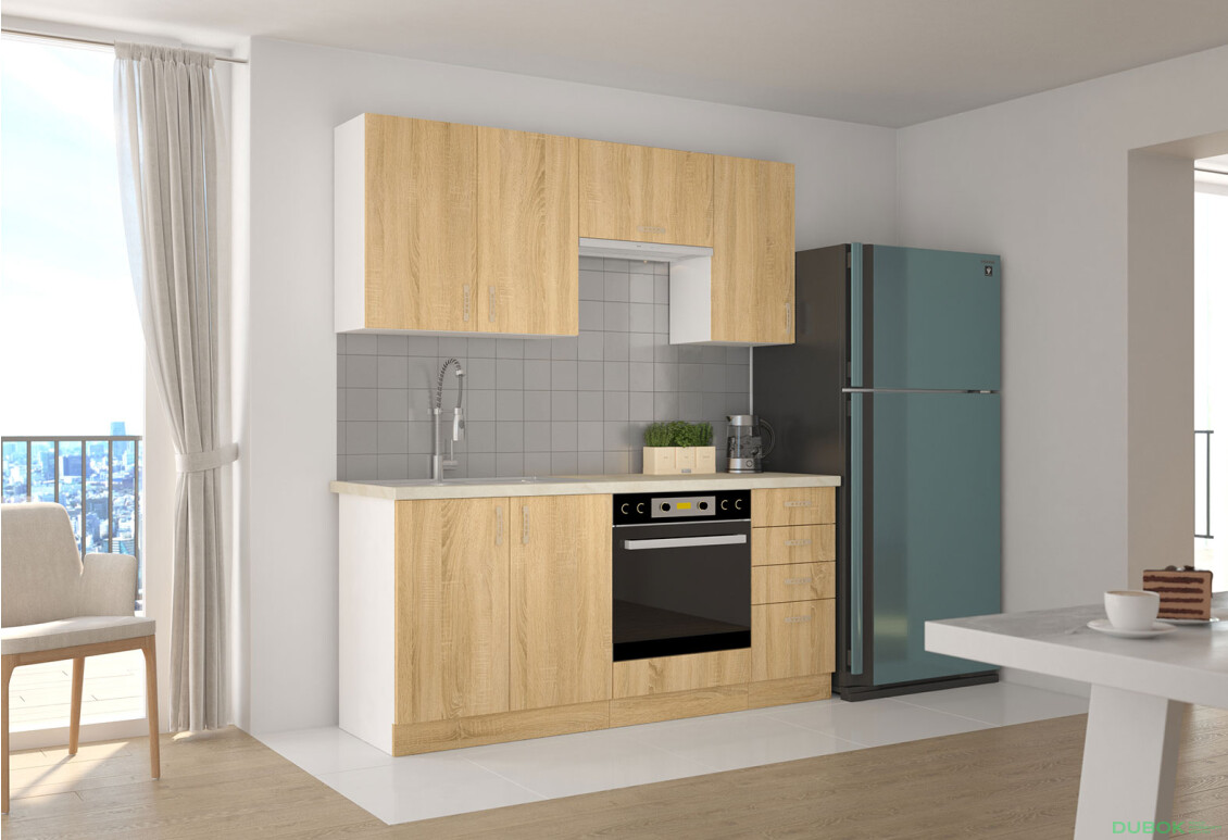 Fotografia 3 - Modulárna kuchyňa Sara biela / dub sonoma