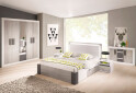 Fotografia 1 - Spálňová zostava 5D Helios biely / kathult / grafit Idczak meble