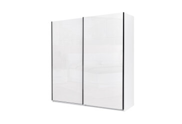 Skriňa s posuvnými dverami 2.0х2.1m (Dvere biely lesk) Mila