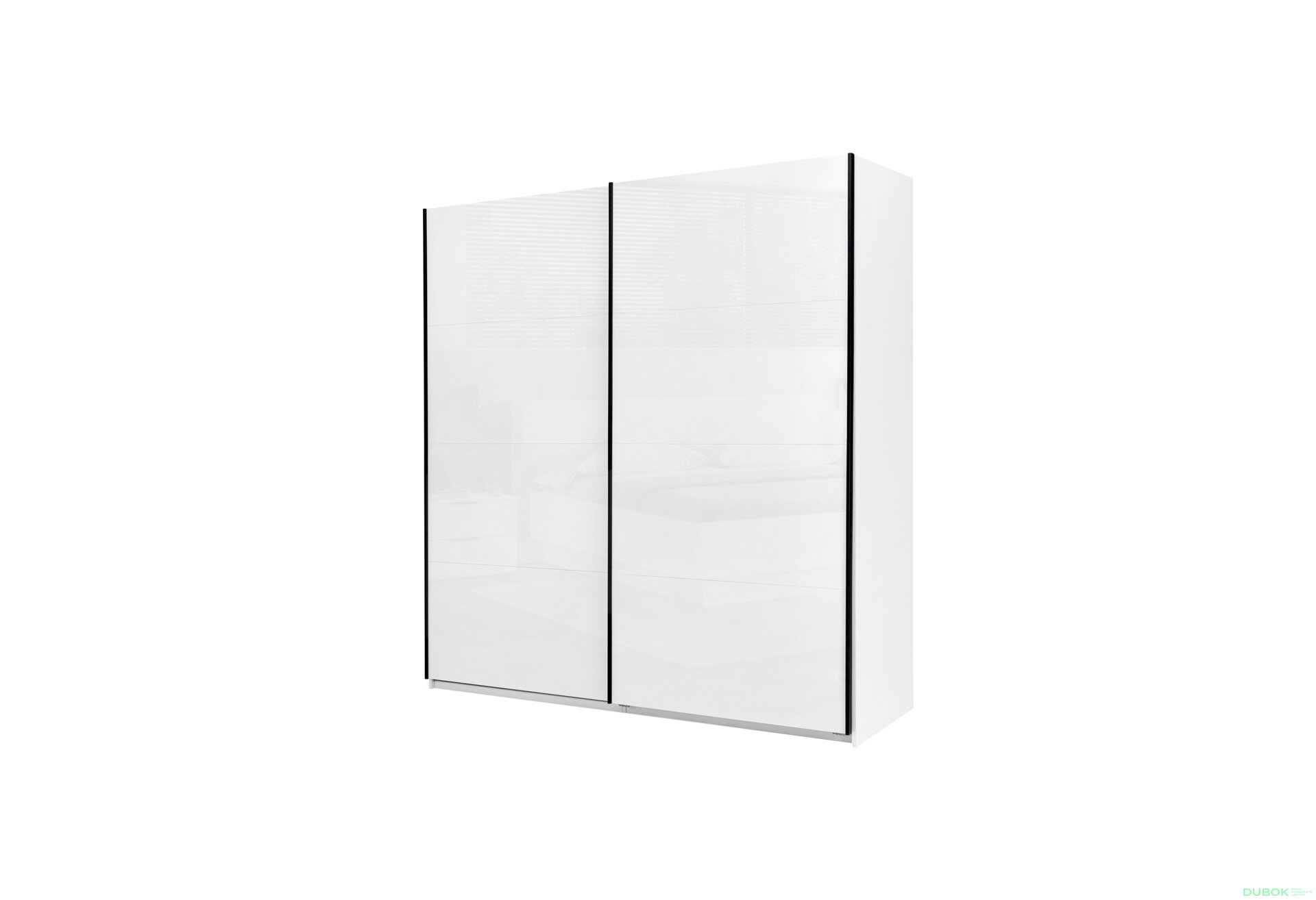 Fotografia 1 - Skriňa s posuvnými dverami 2.0х2.1m (Dvere biely lesk) Mila