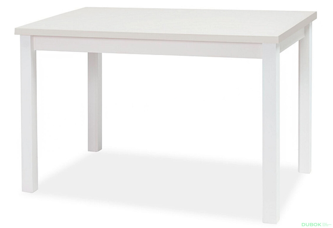 Stôl Adam 100x60 biely mat