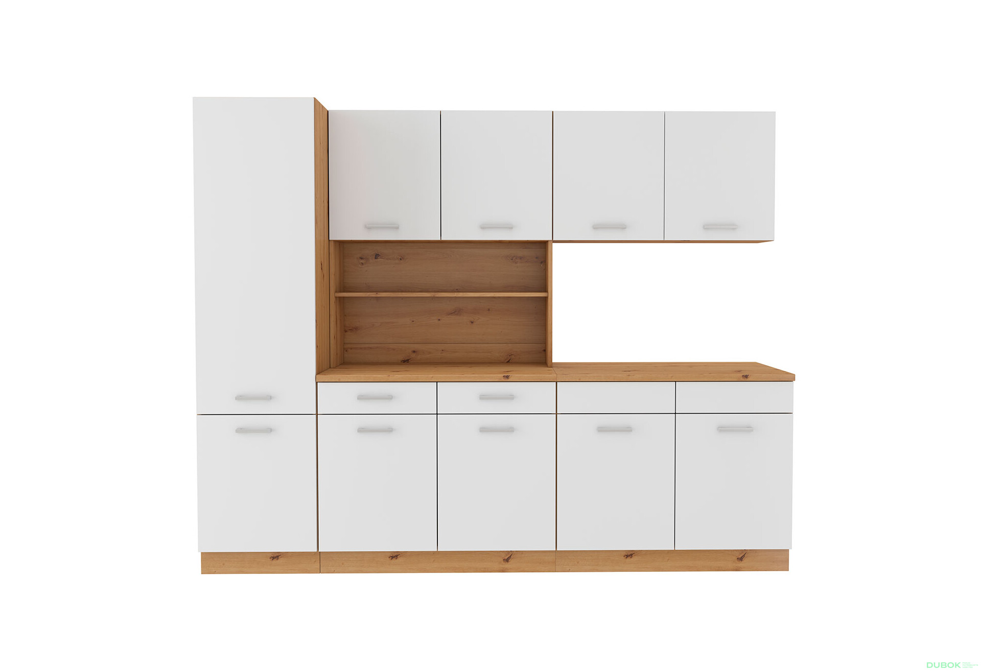 Fotografia 3 - Modulárna kuchyňa Maria Artisan / Biely, pracovná doska Artisan