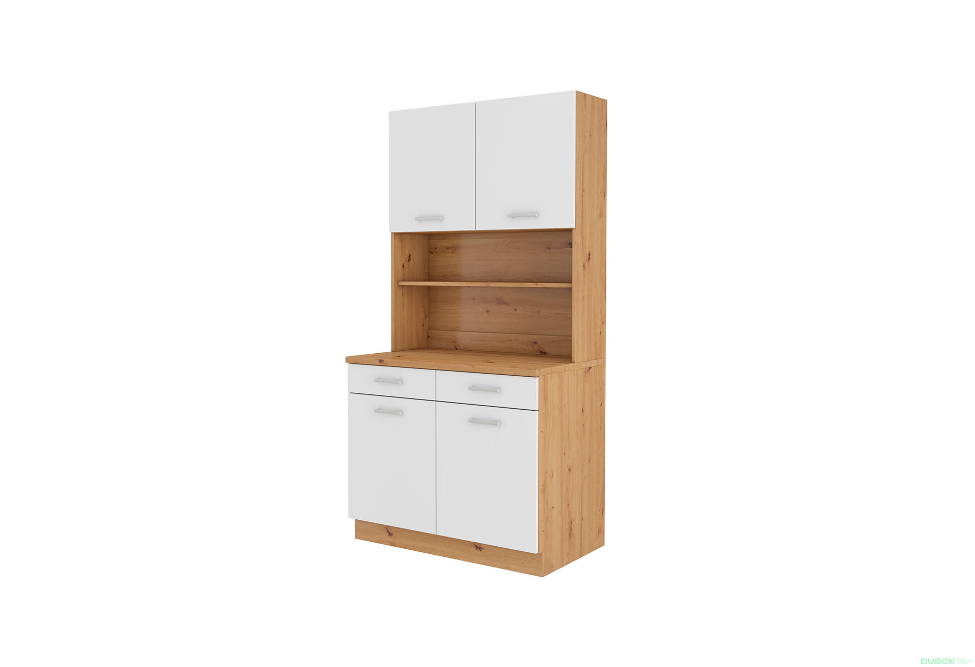 Fotografia 1 - Skriňa 1.0 m Maria Artisan / Biely, pracovná doska Artisan