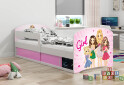 Posteľ Luki 1 biele Girls 80x160 cm s roštom, matracom - Fotografia 2 Fotografia 2 - Posteľ Luki 1 biele Girls 80x160 cm s roštom, matracom