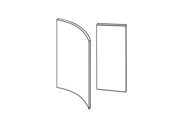 Fasáda 30N 1dv Rádiusné Ukončenie 720mm Glorie