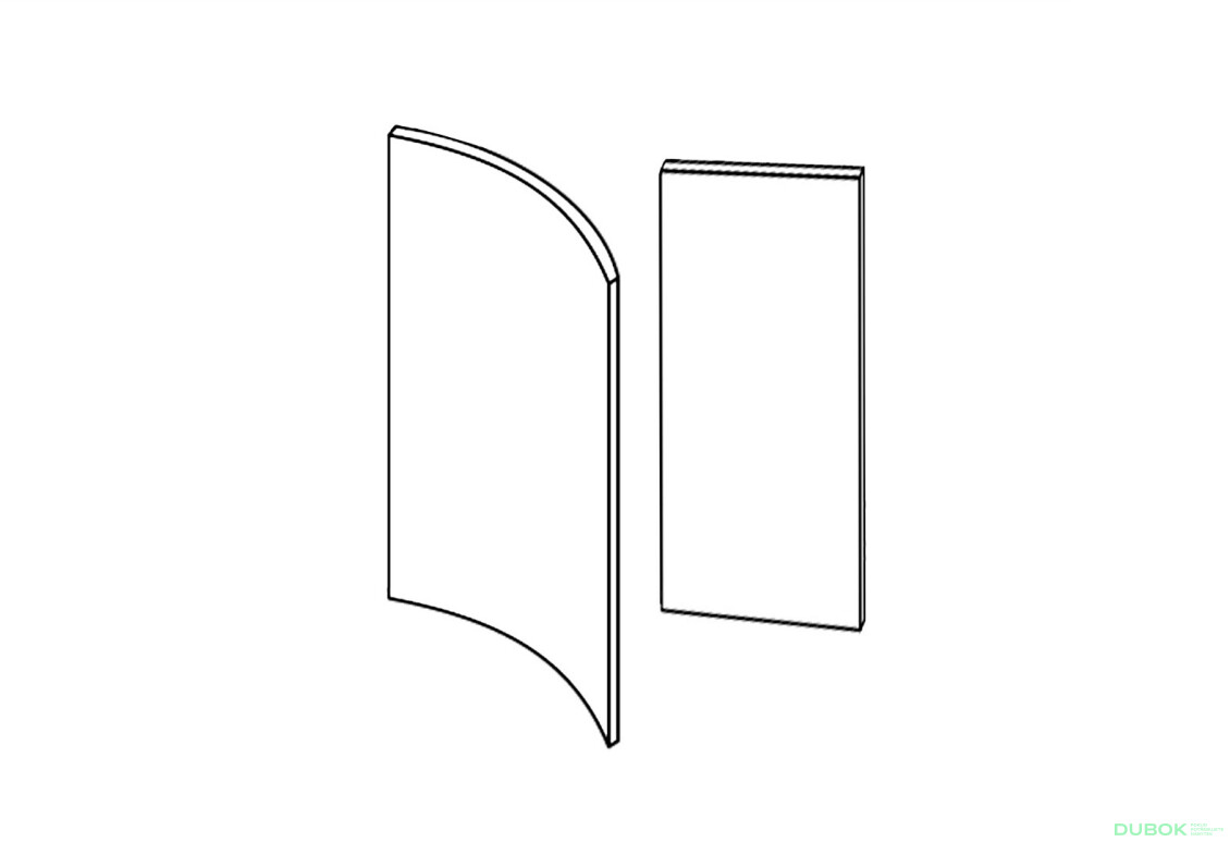 Fasáda 30N 1dv Rádiusné Ukončenie 720mm Glorie