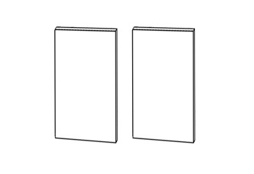 Fasáda 60V + Sušák 2dv 720mm Glori