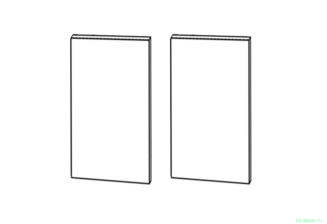 Fasáda 60V + Sušička 2dv 900mm Glori