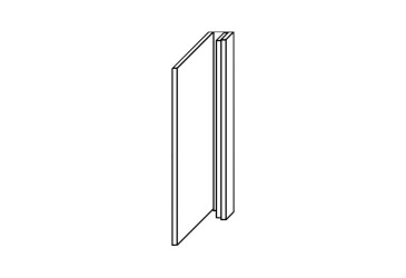 Fasáda Roh N 90° 1050x650 1 dvere 720 mm Glory