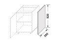 Fotografia 3 - Bočný panel dolný 820mm Leo
