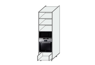 Korpus Penál 60PDM 1šx Rúra+Mikrovlnná rúra Pro Blum+Hettich 2320mm