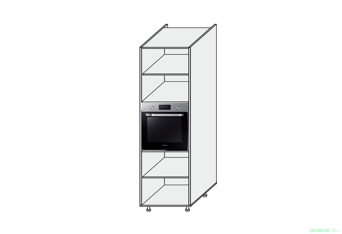 Korpus Skriňa 60PD Rúra Pro Blum 2140mm - Fotografia 1 Fotografia 1 - Korpus Skriňa 60PD Rúra Pro Blum 2140mm